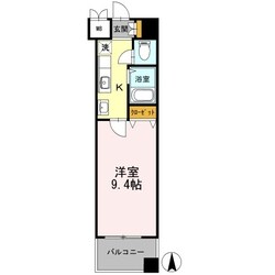 カスタリア志賀本通の物件間取画像